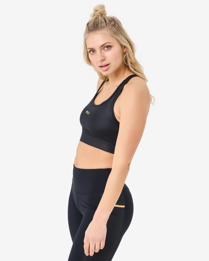 Black Fila Lyannah Bra