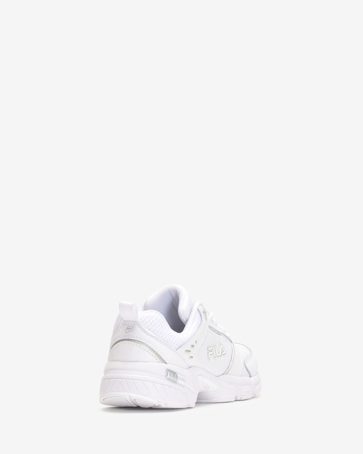 Fila White/Silver Women's Memory Decimus 8