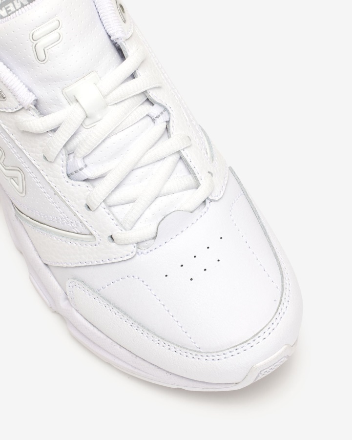 Fila White/Silver Women's Memory Decimus 8