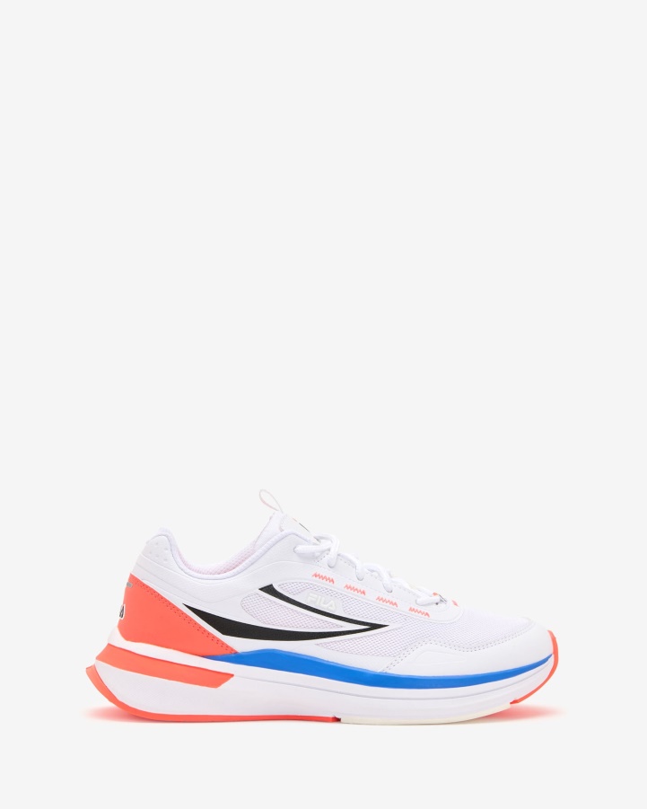 Women's Zagari White/Fierycoral/Nebulblue Fila