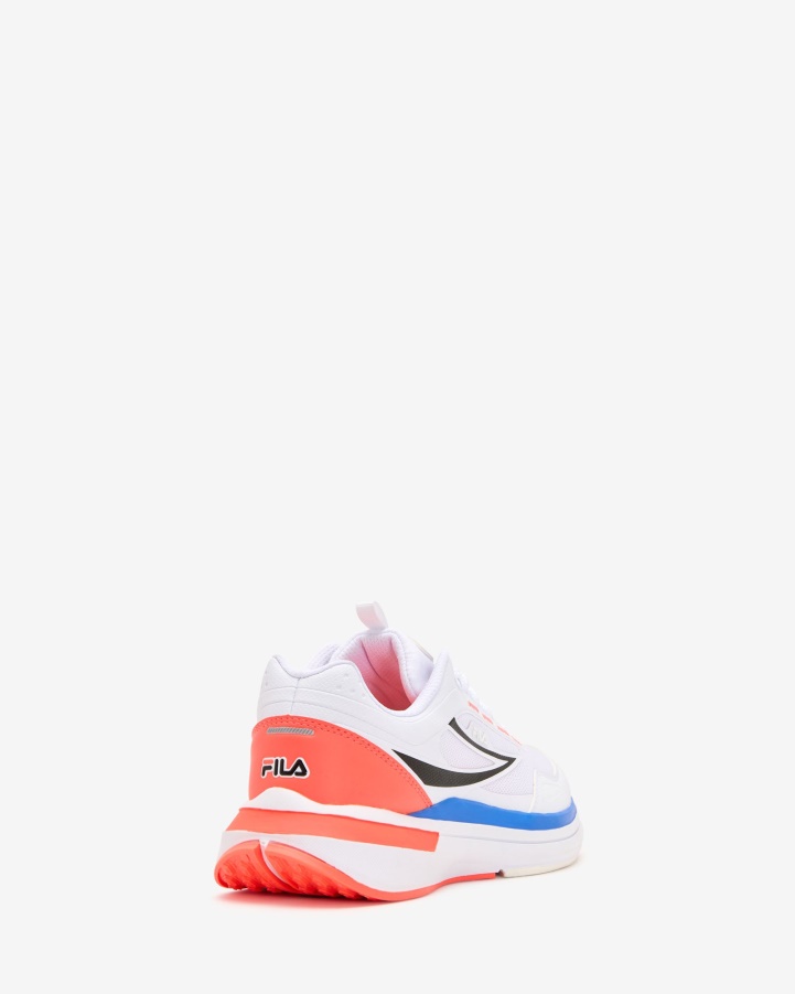 Women's Zagari White/Fierycoral/Nebulblue Fila