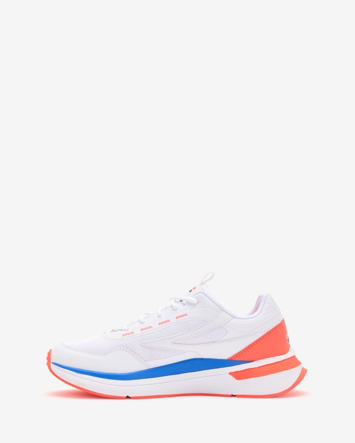 Women's Zagari White/Fierycoral/Nebulblue Fila