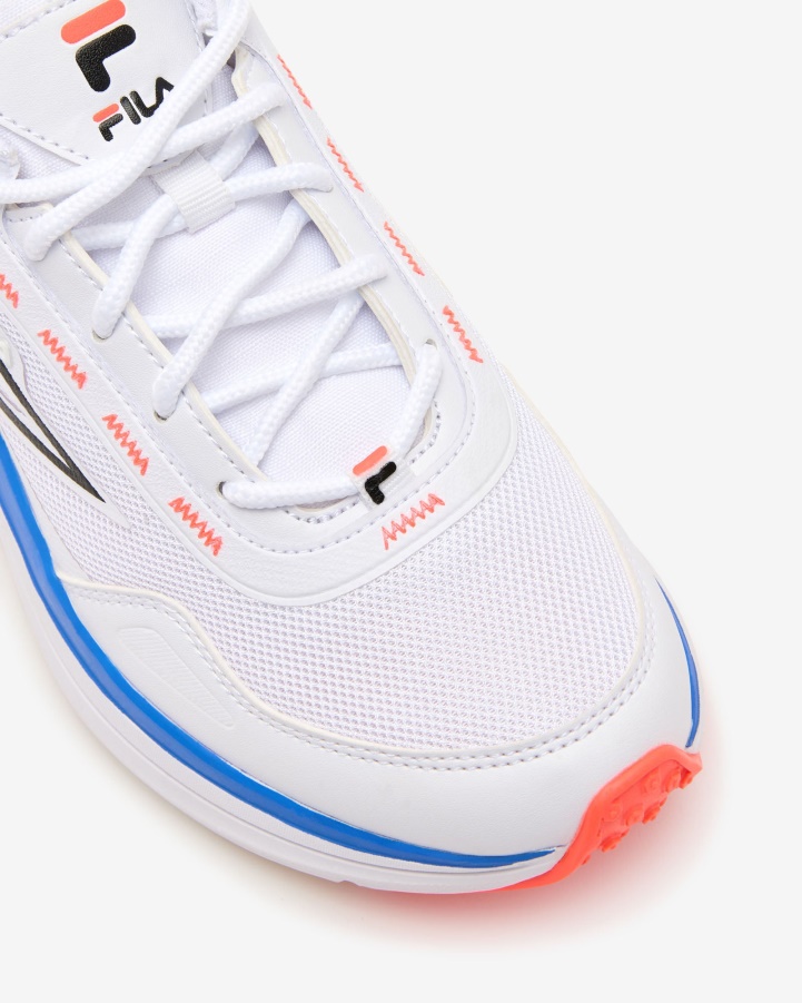 Women's Zagari White/Fierycoral/Nebulblue Fila