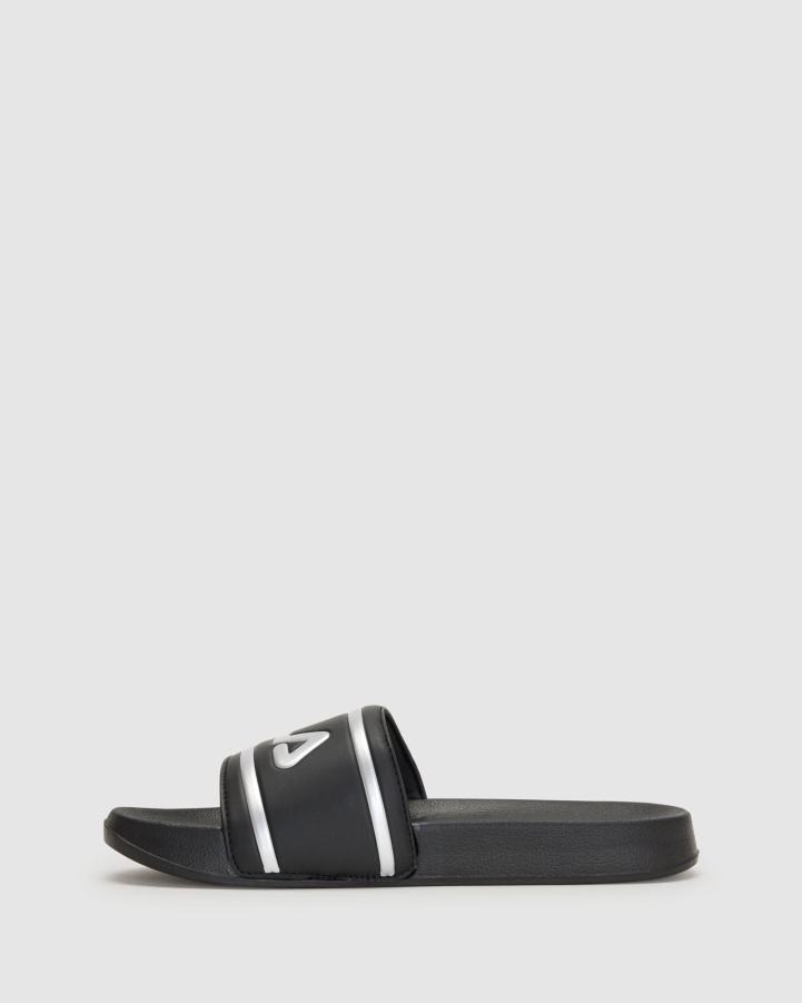 Women's Amalfi Slide Black/Silver Fila