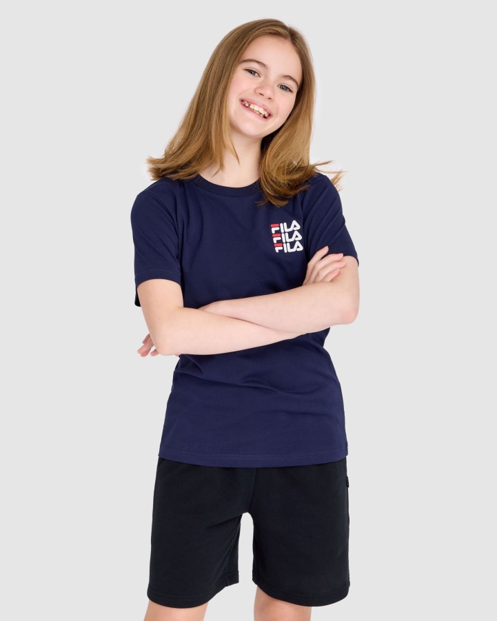 Fila New Navy Kid's Ripley Tee