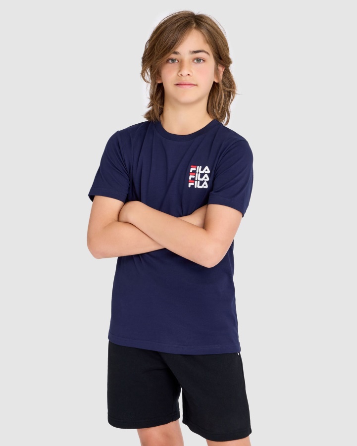 Fila New Navy Kid's Ripley Tee