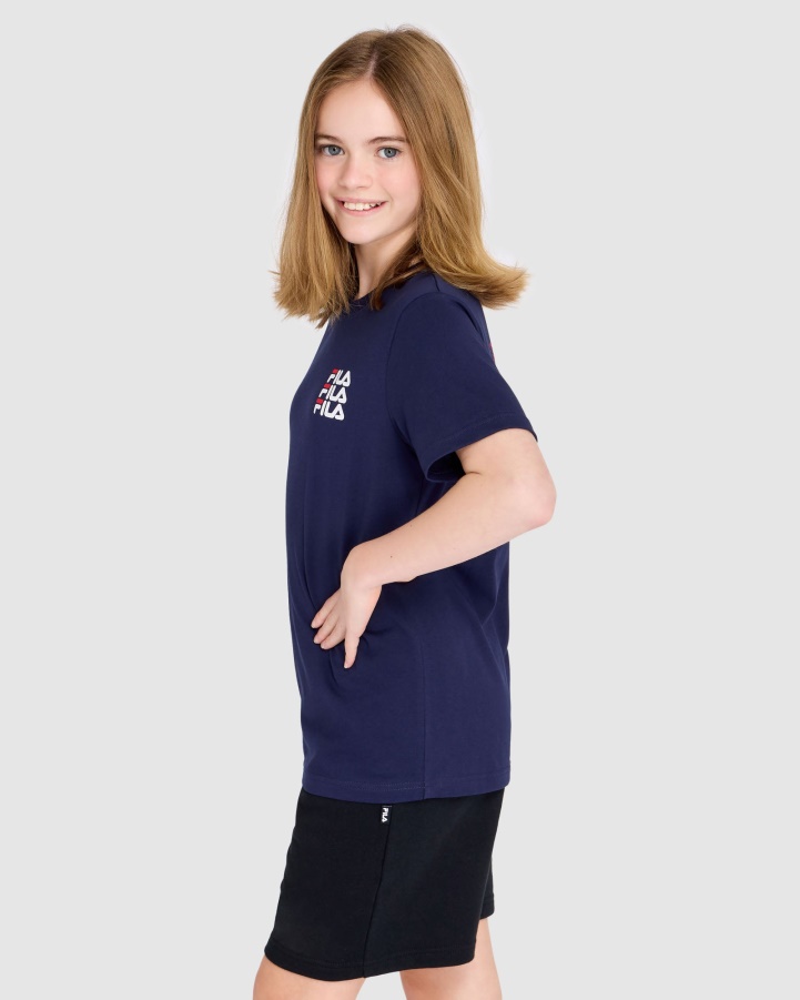Fila New Navy Kid's Ripley Tee