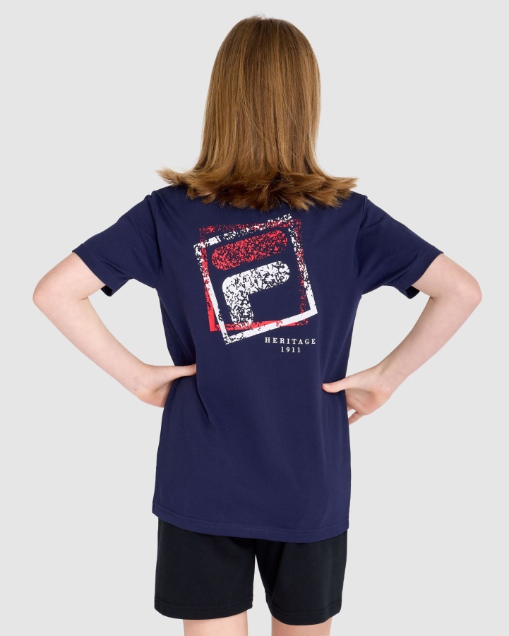 Fila New Navy Kid's Ripley Tee