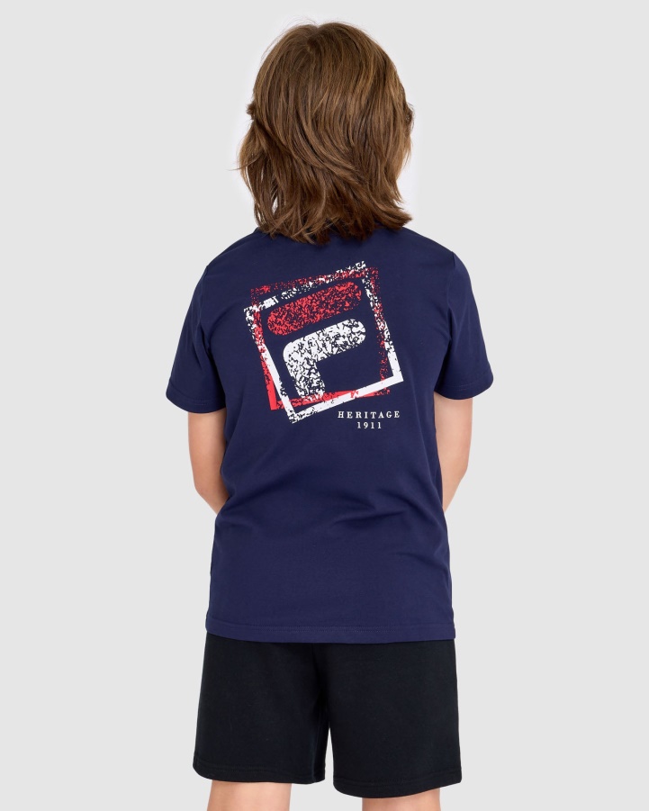 Fila New Navy Kid's Ripley Tee