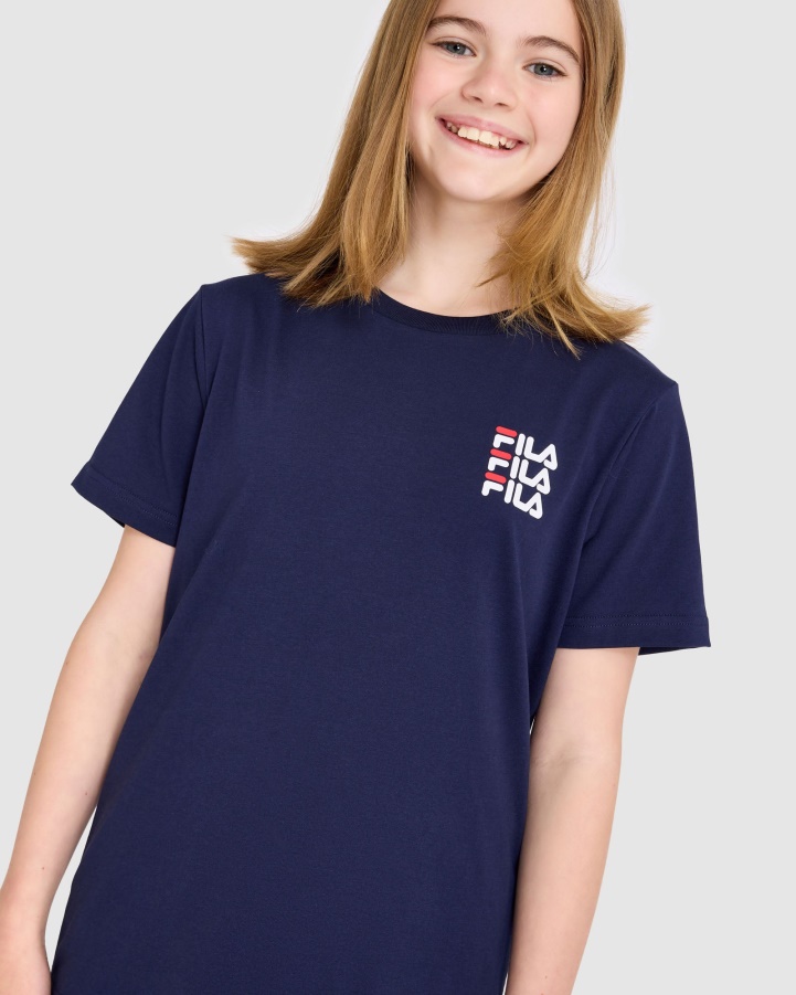 Fila New Navy Kid's Ripley Tee