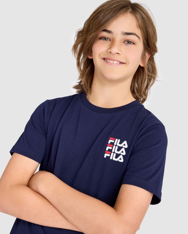 Fila New Navy Kid's Ripley Tee