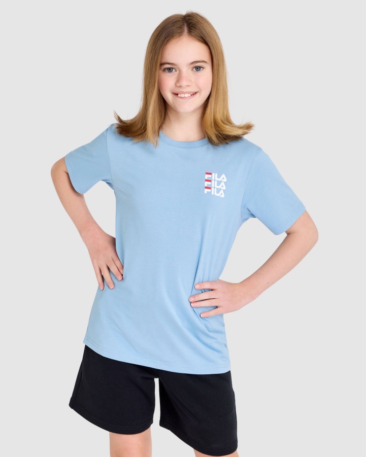 Kid's Ripley Tee Glacier Lake Fila
