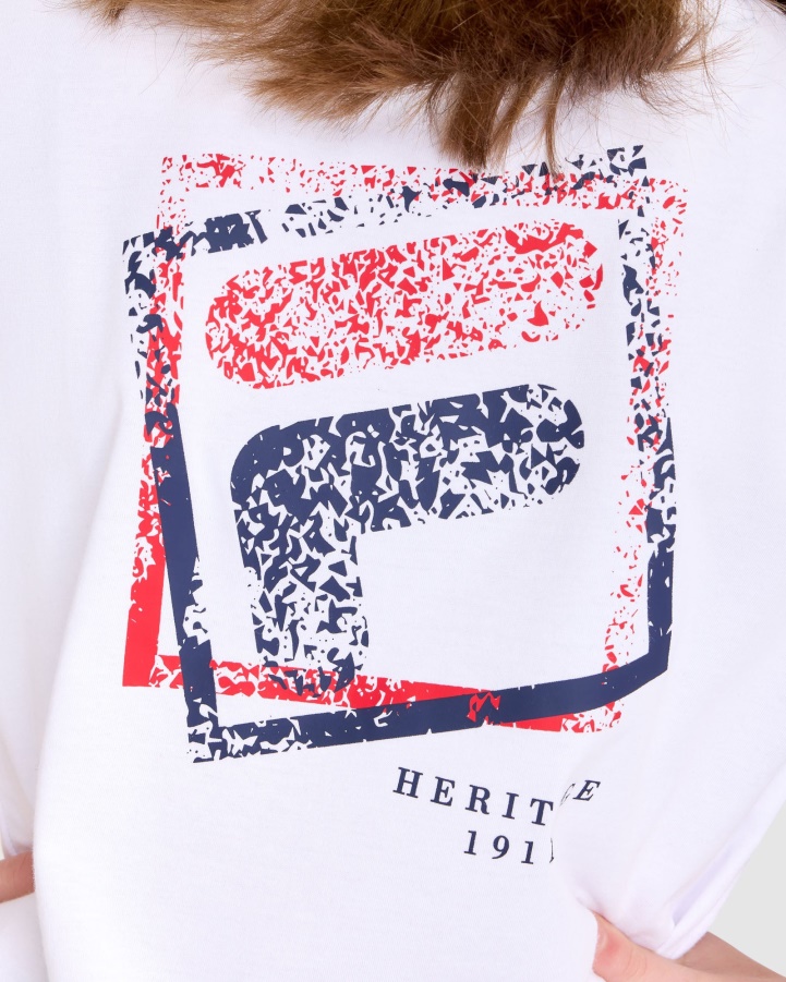 White Kid's Ripley Tee Fila