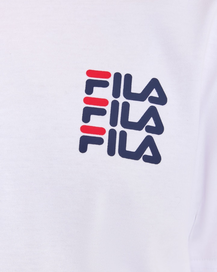White Kid's Ripley Tee Fila