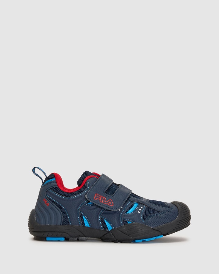 Fila Kid's Mattia Strap Navy/Sky Blue/Red