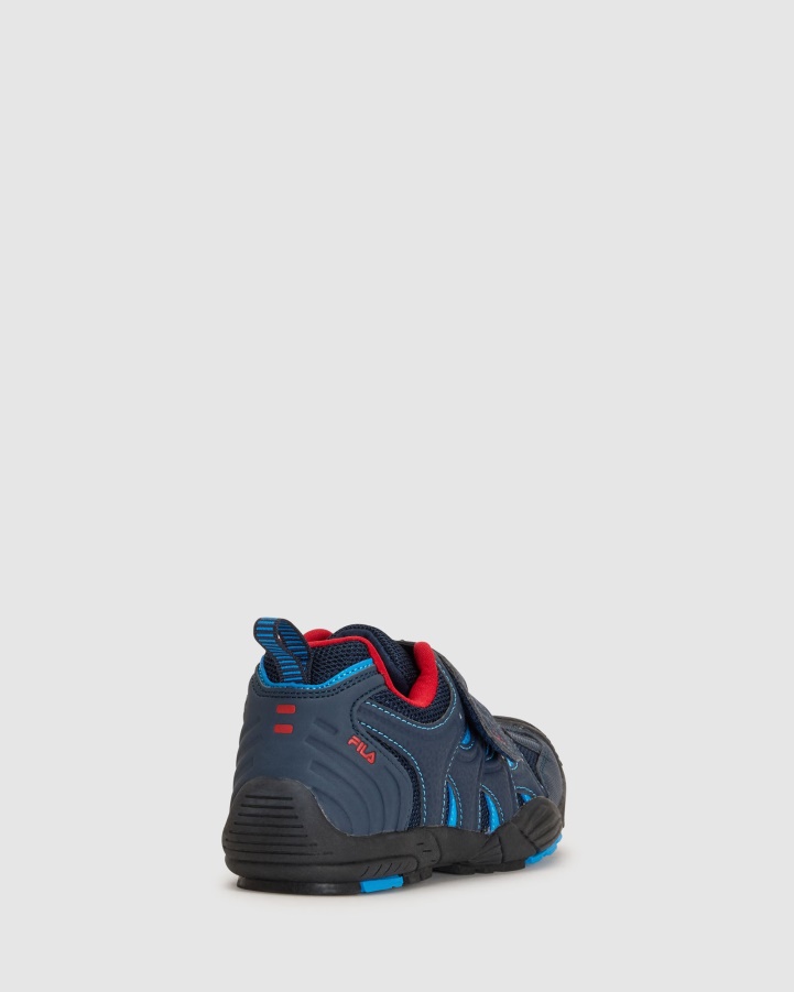 Fila Kid's Mattia Strap Navy/Sky Blue/Red