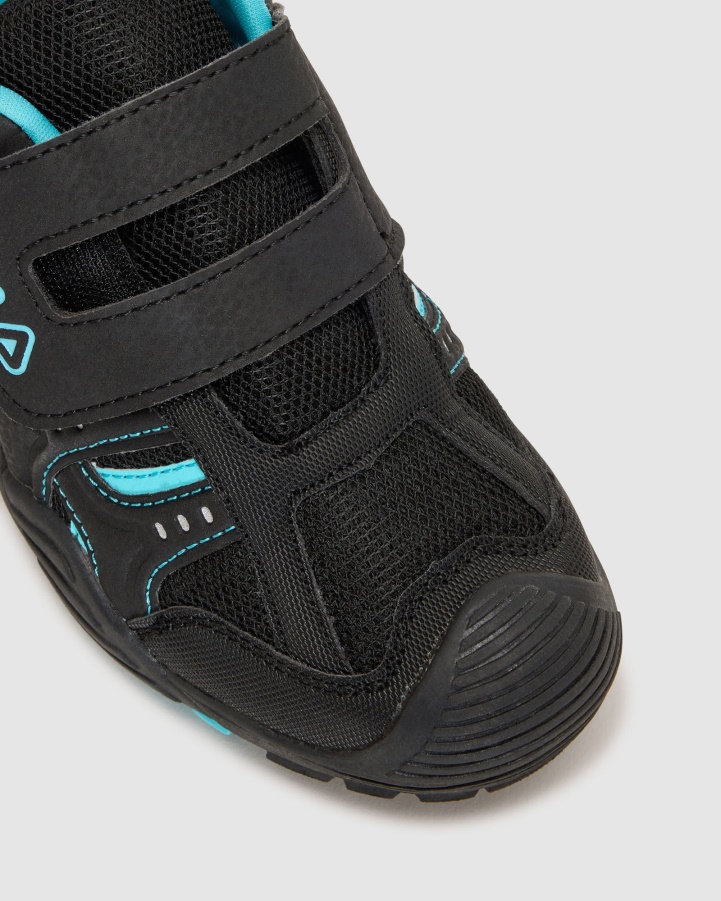 Kid's Mattia Strap Fila Charcoal/Blue