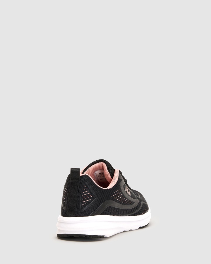 Black/Rose Kid's Pavia Fila