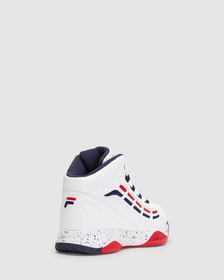 Kids Spitfire White/Fnavy/Fred Fila