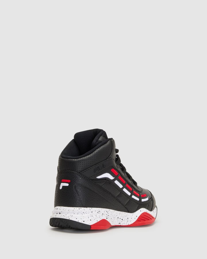 Black/White/Fred Kids Spitfire Fila