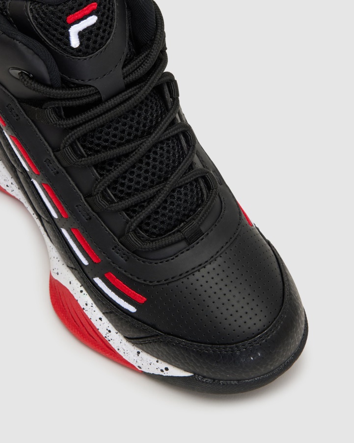 Black/White/Fred Kids Spitfire Fila