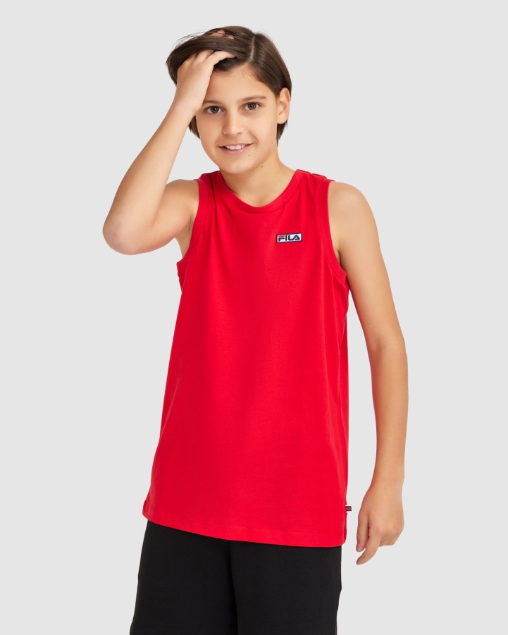 Fila Kid's Parker Tank Red