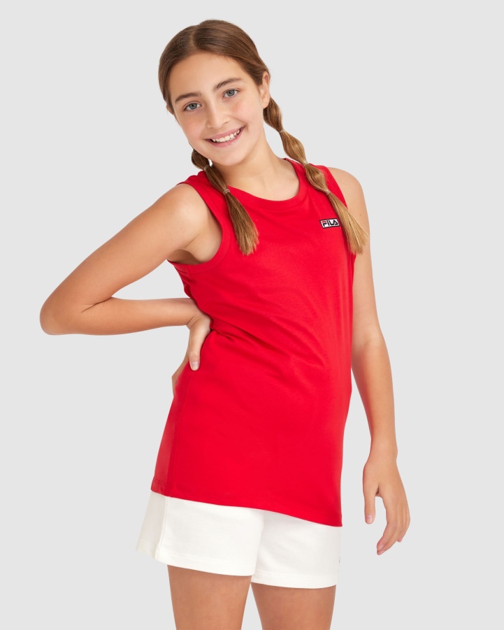 Fila Kid's Parker Tank Red