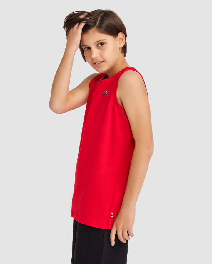Fila Kid's Parker Tank Red