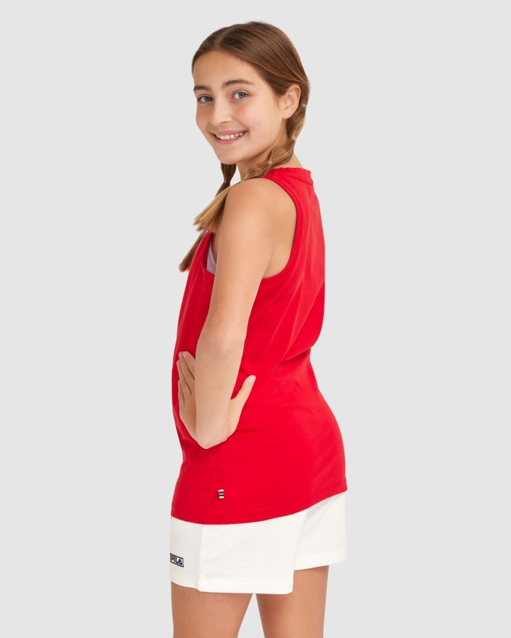 Fila Kid's Parker Tank Red
