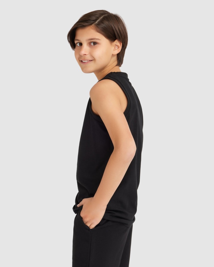 Black Fila Kid's Parker Tank