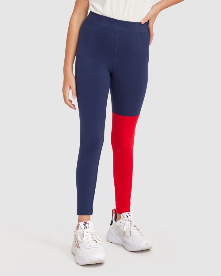 Fila New Navy Girl's Lana Tights