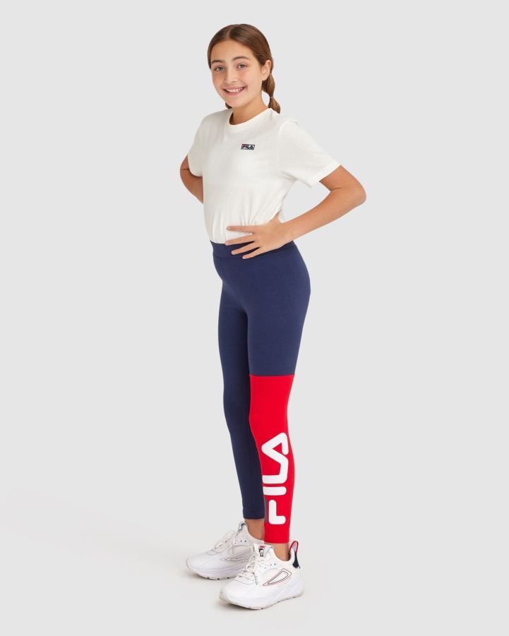 Fila New Navy Girl's Lana Tights