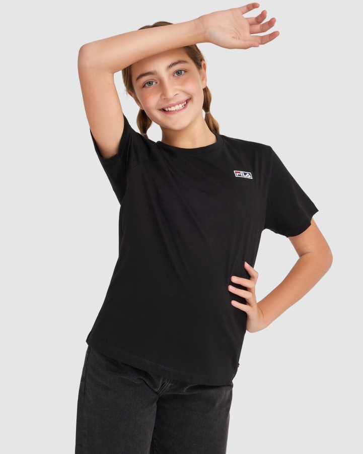Fila Kid's Parker Tee Black