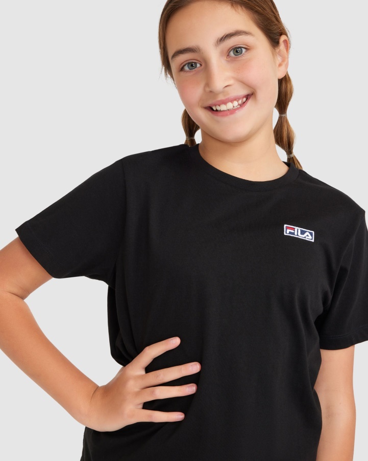 Fila Kid's Parker Tee Black