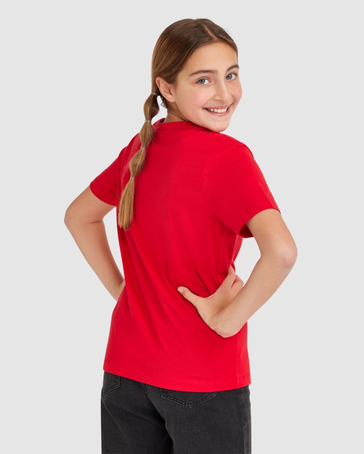 Red Fila Kid's Parker Tee