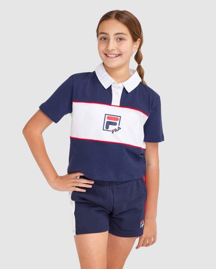 Fila New Navy Girl's Lana Polo