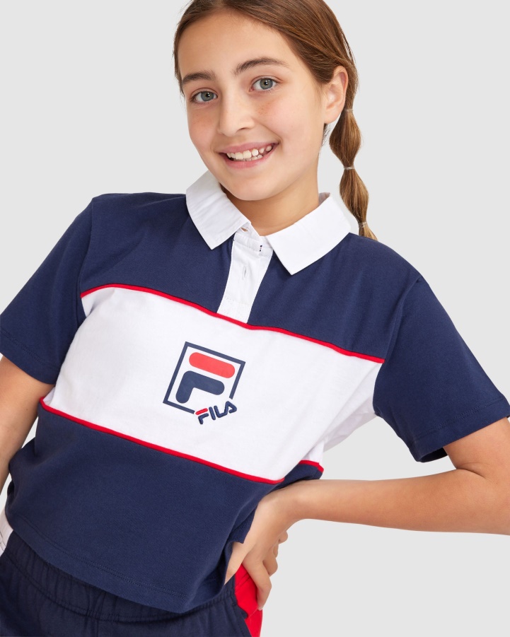 Fila New Navy Girl's Lana Polo