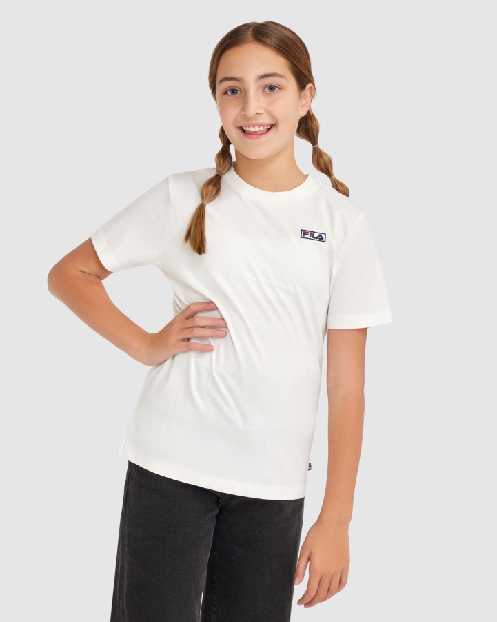 Fila Kid's Parker Tee White