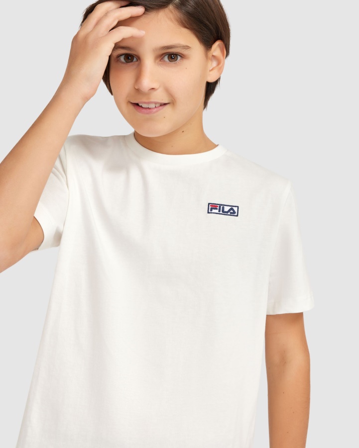 Fila Kid's Parker Tee White