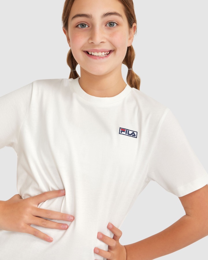 Fila Kid's Parker Tee White