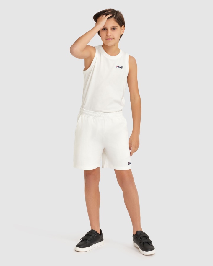 Kid's Parker Short Fila White