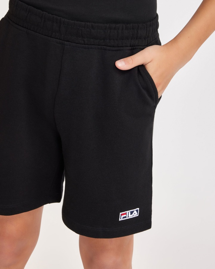 Black Fila Kid's Parker Short