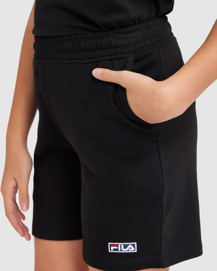 Black Fila Kid's Parker Short