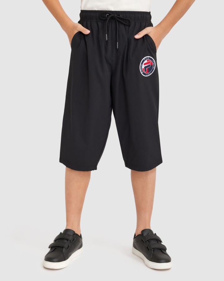 Black Boy's Ryan 3/4 Pant Fila