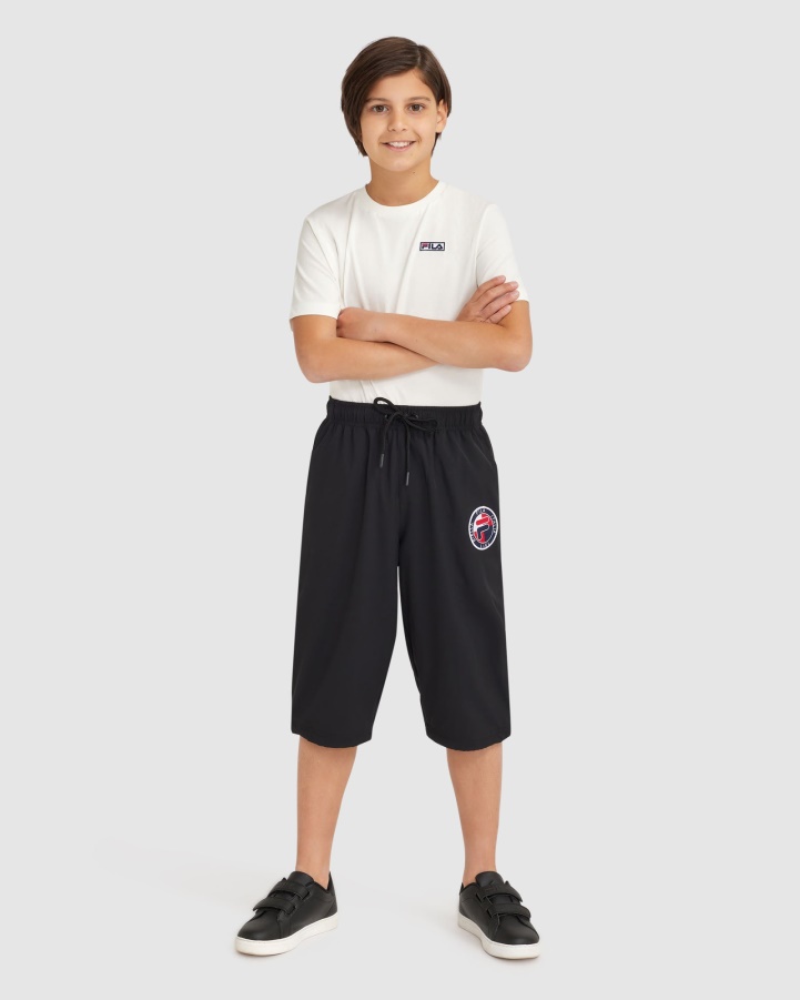 Black Boy's Ryan 3/4 Pant Fila