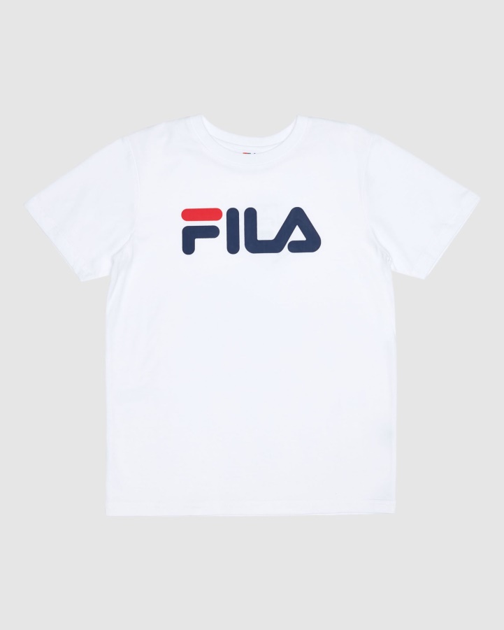 White Classic Kid's Tee Fila