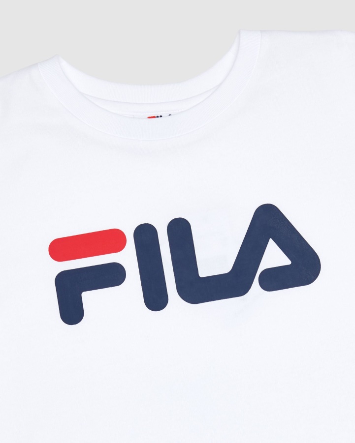 White Classic Kid's Tee Fila