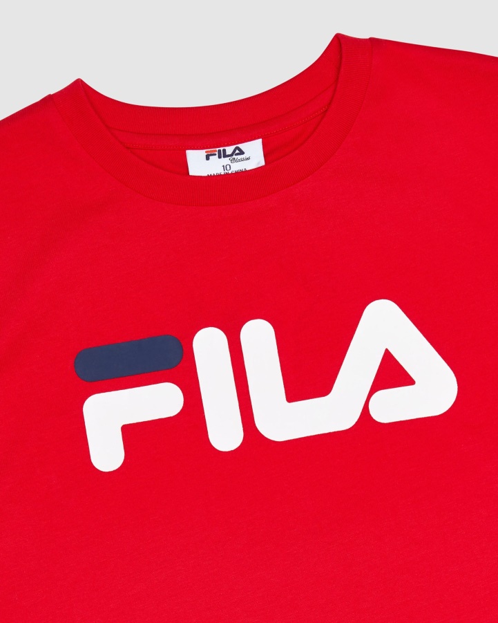 Classic Kid's Tee Fila Red