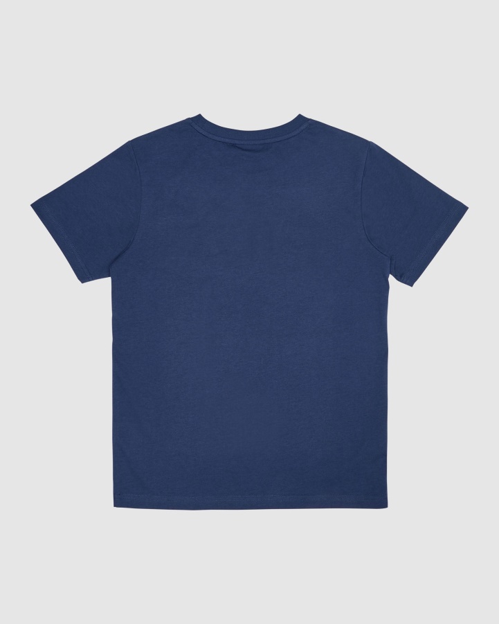 New Navy Fila Classic Kid's Tee
