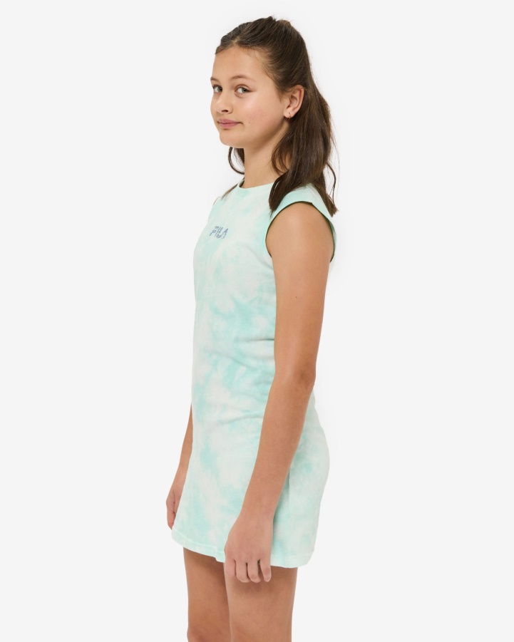 Mint Tie Dye Fila Frankie Tank Dress